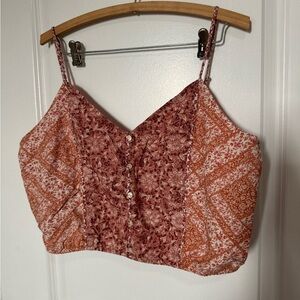american eagle dressy crop top
